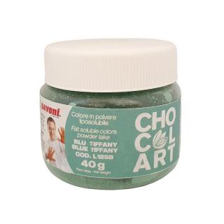 Colorant Alimentar Liposolubil Pudra, CHOCOLART Turcoaz fara E171, 40 g - Azo Free