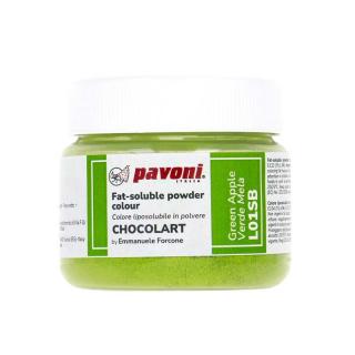 Colorant Alimentar Liposolubil Pudra, CHOCOLART Verde-Mar fara E171, 40 g