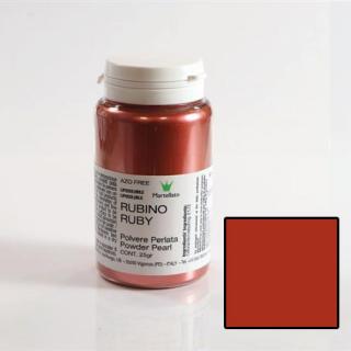 Colorant Alimentar Liposolubil Pudra Perlata, Rubiniu, 25 g - Azo Free