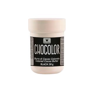 Colorant cu unt cacao Negru fara E171, 30 g Azo