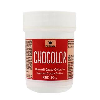 Colorant cu unt cacao Rosu, 30 g Azo