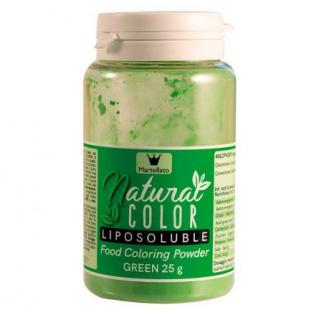 Colorant Natural Liposolubil Pudra Verde 25 g