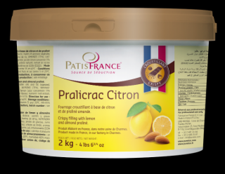 Crema Crocanta Praline cu Lamaie, Pralicrac Citron PatisFrance, 2 kg