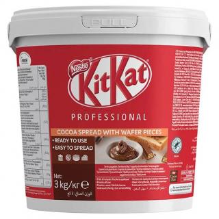 Crema de cacao cu bucatele de napolitana KitKat,  3Kg