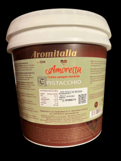 Crema tartinabila cu Fistic, gata de utilizat, CREMA AMORETTA PISTACCHIO, 4 Kg