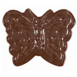 Decor Fluturi O 3.6 cm - Matrita Plastic Ciocolata