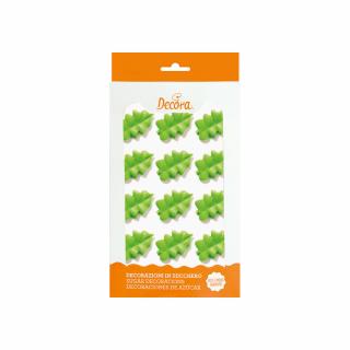 Decor Zahar - Frunze O 2.5 cm, 12 buc