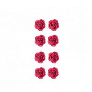 Decor Zahar - Trandafiri Fucsia O 2 cm, 56 buc