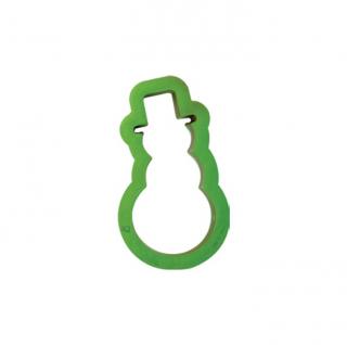Decupatoare Plastic Craciun - Om de Zapada, O 8.5 x H 2 cm