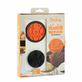 Decupatoare Plastic Halloween - Decor Biscuiti, O 6.5 x H 2.2 cm, 3 buc