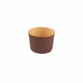 Forma Coacere Panettone O 7 x H 6 cm - 100 gr, Carton Termorezistent, Set 12 Buc