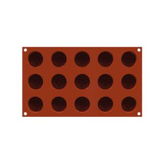 Forma Silicon Cilindru Decor Maur O 4 x H 1.6 cm, 15 cavitati, 19 ml (SF378)