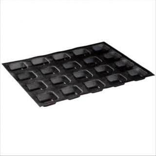 Forma Silicon Microforata 30x40 cm, 20+20 Cavitati Patrate 5x5xH2.6 cm, Set 2 buc