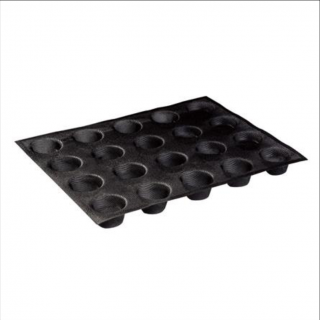 Forma Silicon Microforata 30x40 cm, 20+20 Cavitati Rotunde O4.8xH2.2 cm, Set 2 buc