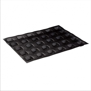 Forma Silicon Microforata 30x40 cm, 30+30 Cavitati Patrate 3.5x3.5xH1.6 cm, Set 2 buc