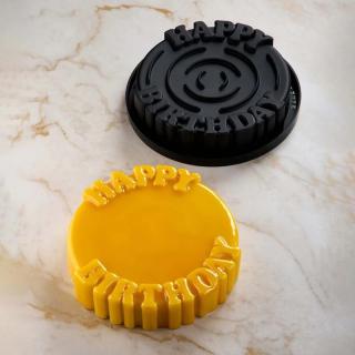 Forma Silicon Tort 3D Happy Birthday O 19 x H 4.5 cm, 1100 ml