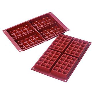 Forma Silicon Waffle Classic 13x8xh1.7 cm, 4 cavitati