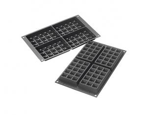 Forma Silicon Waffle Classic 13x8xH1.7cm, 4 cavitati