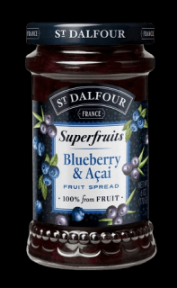 Gem Superfruits de Afine si Acai Fara Zahar adaugat, 170 g, St Dalfour