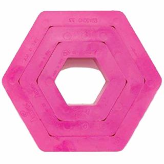 Hexagon - Decupatoare Plastic O 2.8 - 4.8 x H 2.2 cm, Set 3 Buc