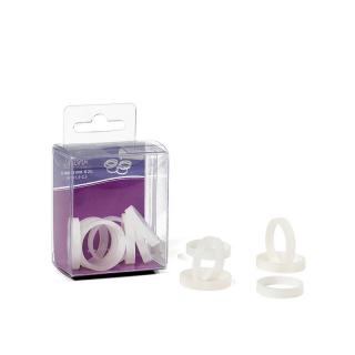 Inele Merdenea Mica O 2.5 cm, pentru gosimi 1.5-3 mm, Set 8 Buc