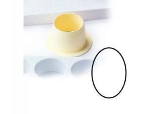 Mignon Oval 4.2 x 3 x H 2.5 cm - Decupator Plastic Baze si Insertii