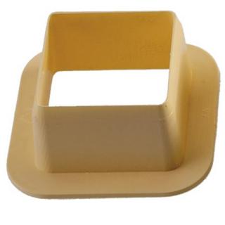 Monoportii Patrate 6 x 6 x H 4 cm - Decupator Plastic Baze si Insertii