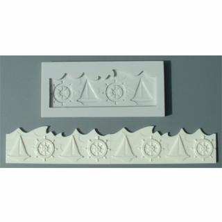 Mulaj Silicon Bordura Decor Nautic, 10.5x3.6 cm