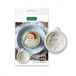Mulaj Silicon Craciun - Decor   Top Cupcake Cap Mos Craciun O 6 cm