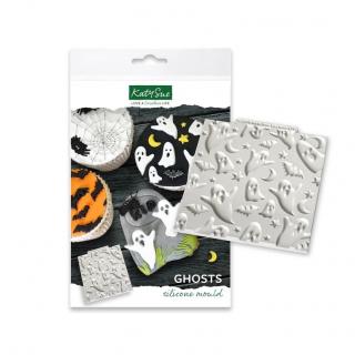 Mulaj Silicon Halloween - Fantome, Lilieci, 10.7 x 10.5 cm
