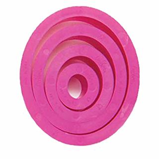 Oval - Decupatoare Plastic O 1.5 - 8 x H 2.2 cm, Set 4 Buc