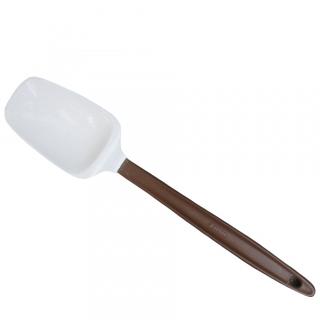 Paleta - Spatula Tip Lingura din Silicon cu Maner Plastic Rigid, Temp. Max. 220 ,  C, L 27 cm