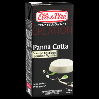 Panna Cotta, Baza desert Profesionala, Semipreparat 1L, Elle  Vire ,   Crema lichida UHT