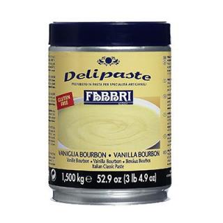 Pasta aromatizanta Vanilie de Bourbon Delipaste Fabbri, 1.5 kg