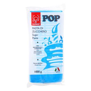 Pasta zahar Pop Albastru, Acoperire si Decoruri, Azo Free 1 Kg Modecor