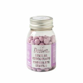 Perle Aplatizate Ciocolata Lila O 10 mm, 80 gr