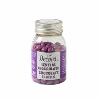 Perle Aplatizate Ciocolata Violet O 10 mm, 80 gr