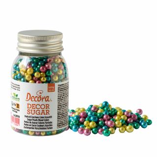 Perle Zahar ColorMix Metalizat O 5mm, 100 gr