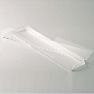 Platou Plexiglas Transparent, 49.5 x 9.5 x H 0.2 cm