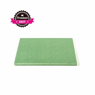 Platou Tort Patrat Vernil, 20 x 20 x H 1.2 cm