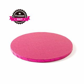 Platou Tort Rotund Fucsia, O 30 x H 1.2 cm