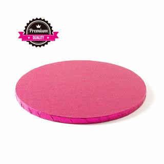 Platou Tort Rotund Fucsia, O 35 x H 1.2 cm