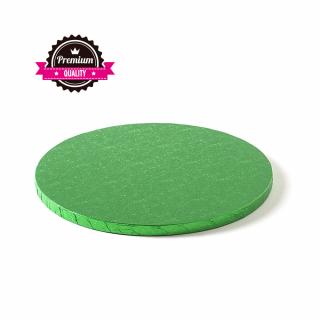 Platou Tort Rotund Verde, O 30 x H 1.2 cm