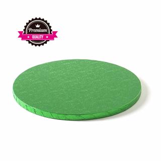 Platou Tort Rotund Verde, O 35 x H 1.2 cm