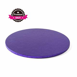 Platou Tort Rotund Violet, O 35 x H 1.2 cm