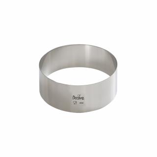 Rama inox rotunda O 9 x H 4.5 cm
