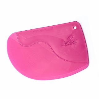 Raschete Material Plastic Fucsia, 12.5 cm