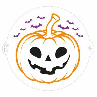 Sablon Plastic Decor Top, Model Halloween Dovlecel, O 25 cm