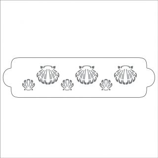 Sablon Plastic Lateral Decor Marin - Scoici, 34 x 9 cm