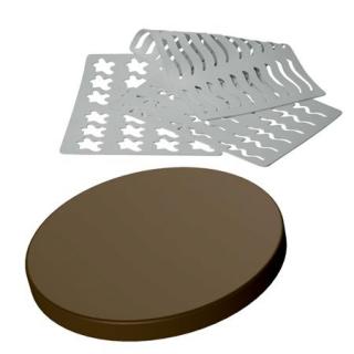 Sablon Silicon Discuri - 12 decoruri O 6.25 cm